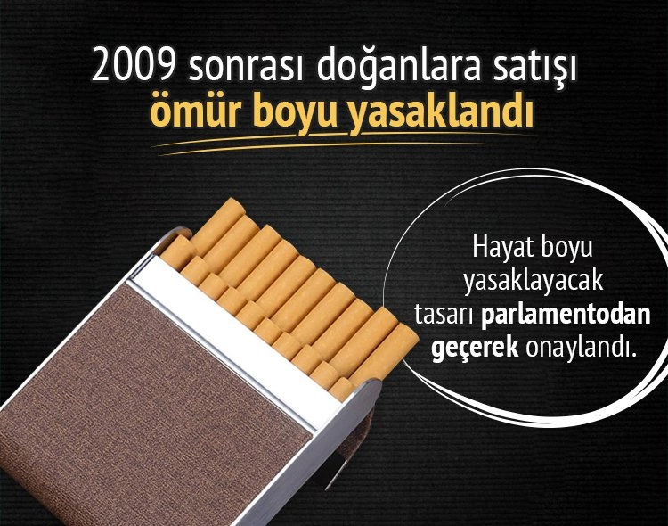 2009'dan sonra doğanlara sigara satışı yapmayacak Görseli