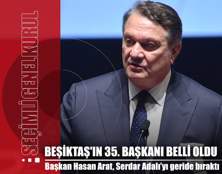 Beşiktaş'ın yeni başkanı Hasan Arat oldu Görseli
