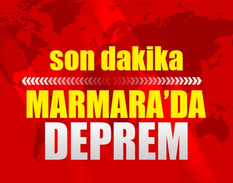 Marmara'da 5.1 büyüklüğünde deprem Görseli