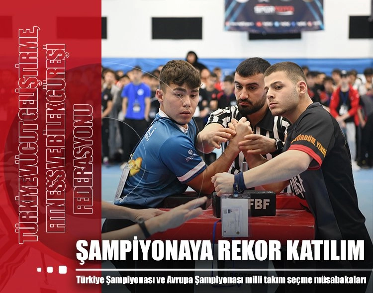 Bilek Güreşi Türkiye Şampiyonası ve Avrupa Şampiyonası milli takım seçme müsabakaları Samsun'da devam ediyor Görseli