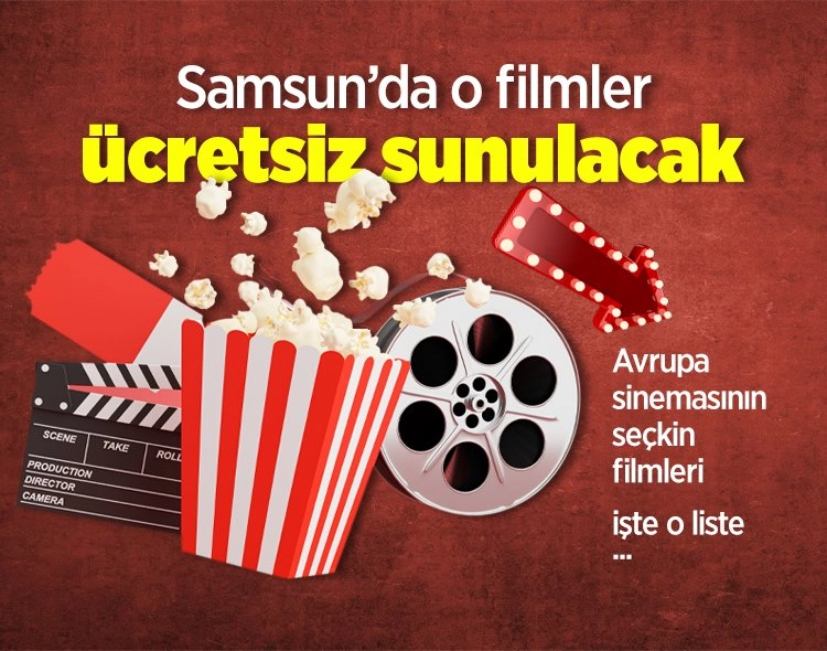 Samsun'da Avrupa sinemasının seçkin filmleri sinemaseverlere ücretsiz sunulacak Görseli