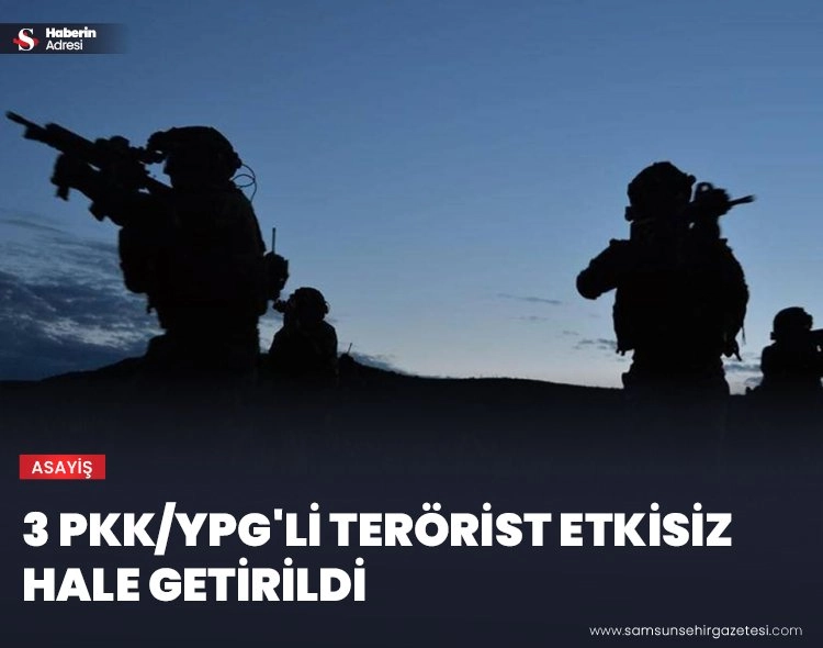 Fırat Kalkanı bölgesinde 3 PKK/YPG'li terörist etkisiz hale getirildi Görseli