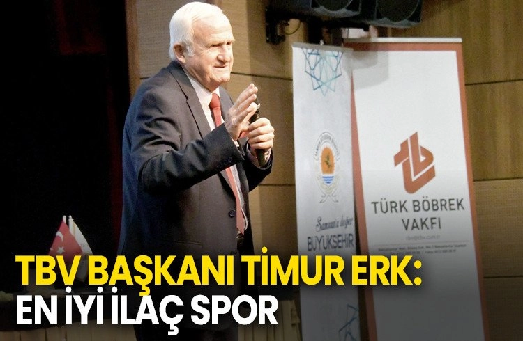 TBV Başkanı Timur Erk: En iyi ilaç spor Görseli