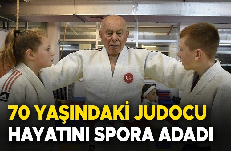 70 yaşındaki judocu hayatını spora adadı Görseli
