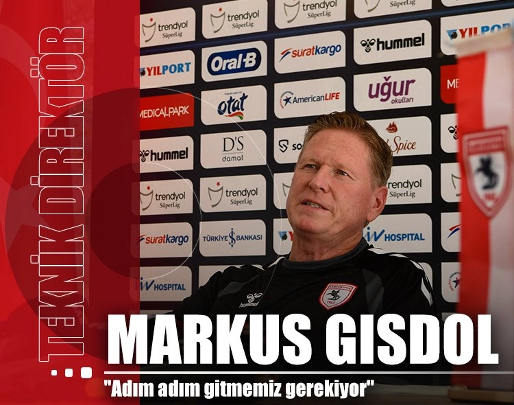 Yılport Samsunspor Teknik Direktörü Markus Gisdol, basın mensuplarına açıklamalarda bulundu Görseli