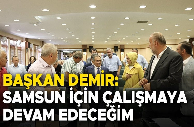 Başkan Demir: “Akıl başta, can tende oldukça çalışmaya devam edeceğiz” Görseli